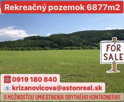 PREDAJ: Rekreačný pozemok v obci Horná Breznica- 6877m2