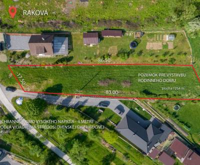 Stavebný pozemok na predaj v obci Raková - výrazne znížená cena