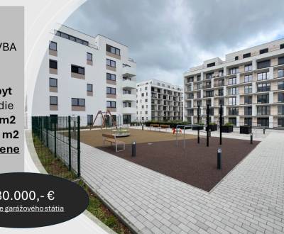 2 izbový byt v novostavbe RNDZ, Rača, terasa, parking 180000,- Eur