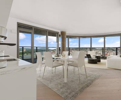 THE HOME︱EUROVEA TOWER - panoramatický 3i byt s výhľadom na mesto, 22p