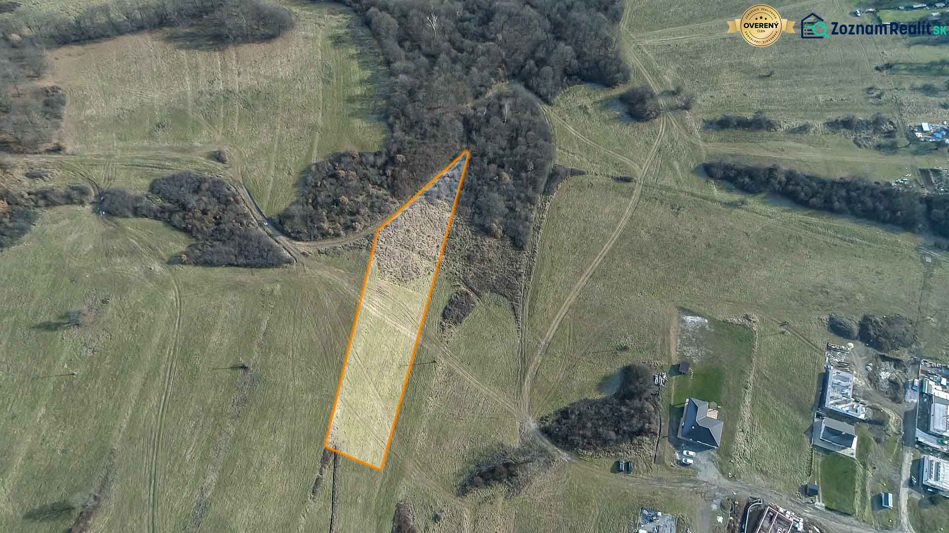 Pozemok v obci Horné Hámre o rozlohe 3618 m2, okres Žarnovica