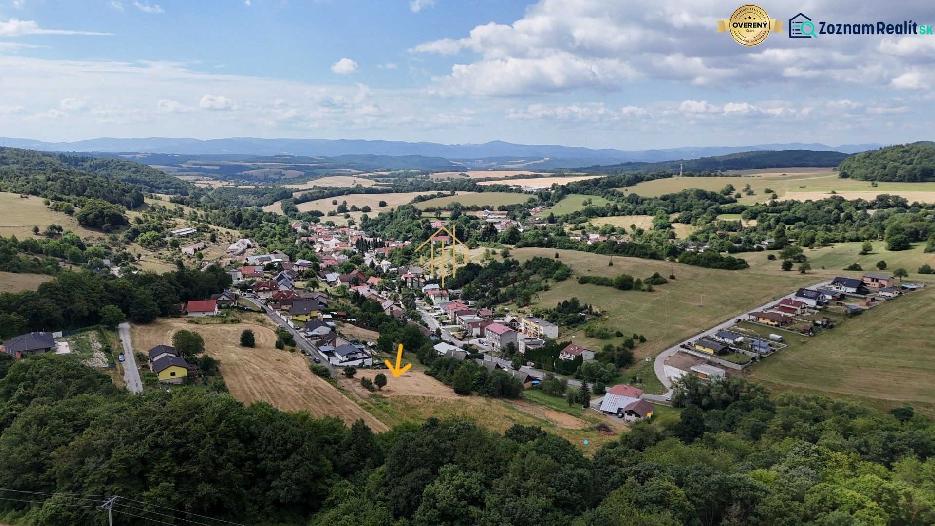 Predaj, stavebný pozemok Horná Mičiná