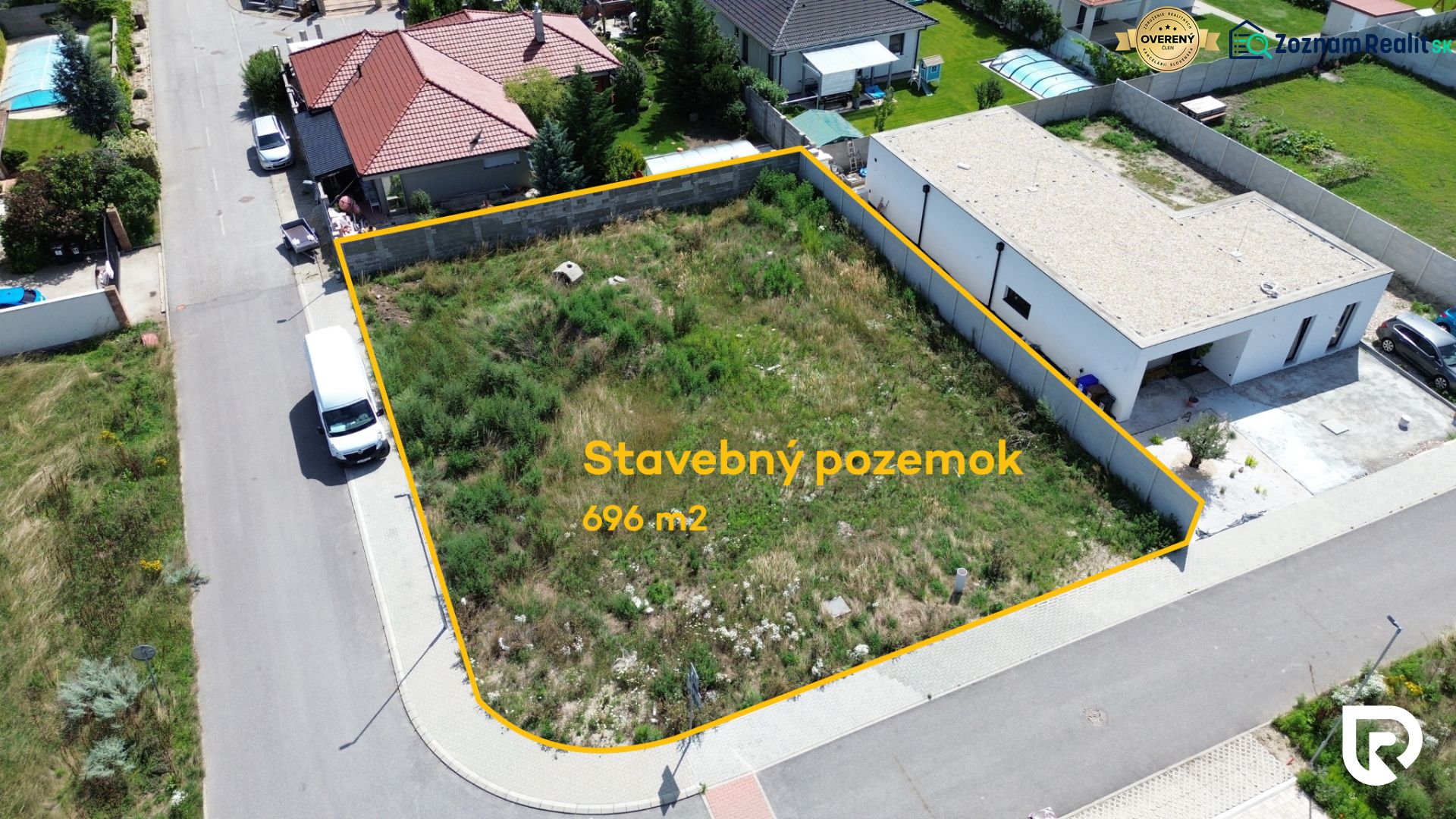 PREDANÉ | Stavebný pozemok pre rodinný dom | 696 m² | Miloslavov