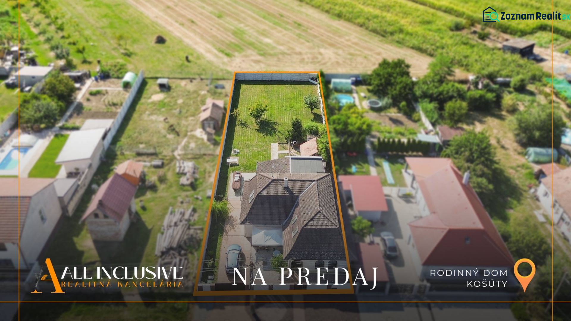 REZERVOVANÉ ZREKONŠTR. 6 IZBOVÝ RODINNÝ DOM, KOŠÚTY - Rodinný dom v Košútoch s priestranným dvorom a záhradou na predaj.