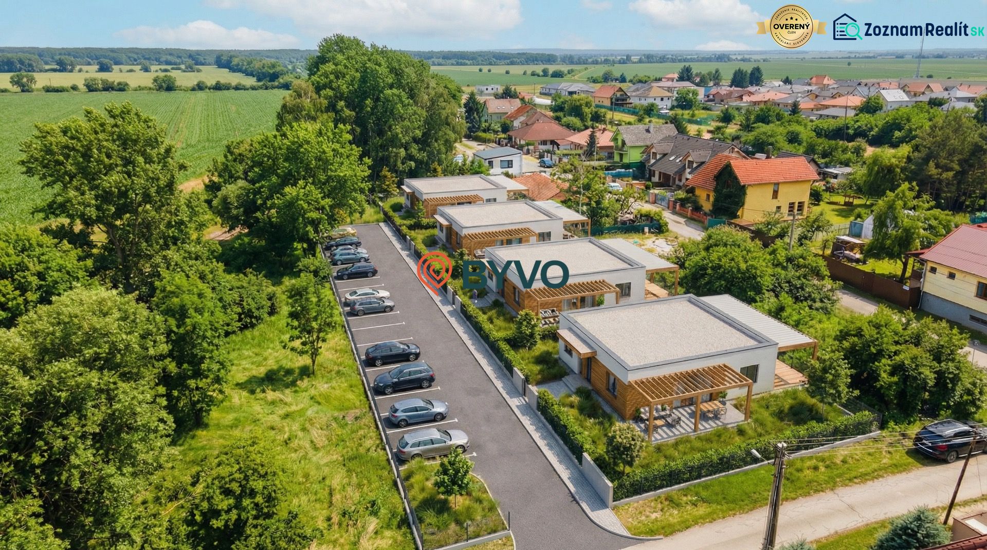 Predáme pozemok s Územným rozhodnutím na výstavbu 4 domov.Odpočet DPH