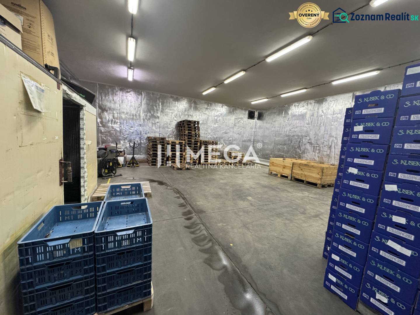 NA PREDAJ: OBJEKT VHODNÝ NA PODNIKANIE-SKLADOVANIE A SLUŽBY - Sklady a haly s úložnými boxmi a paletami na betónovej podlahe, Košice IV.