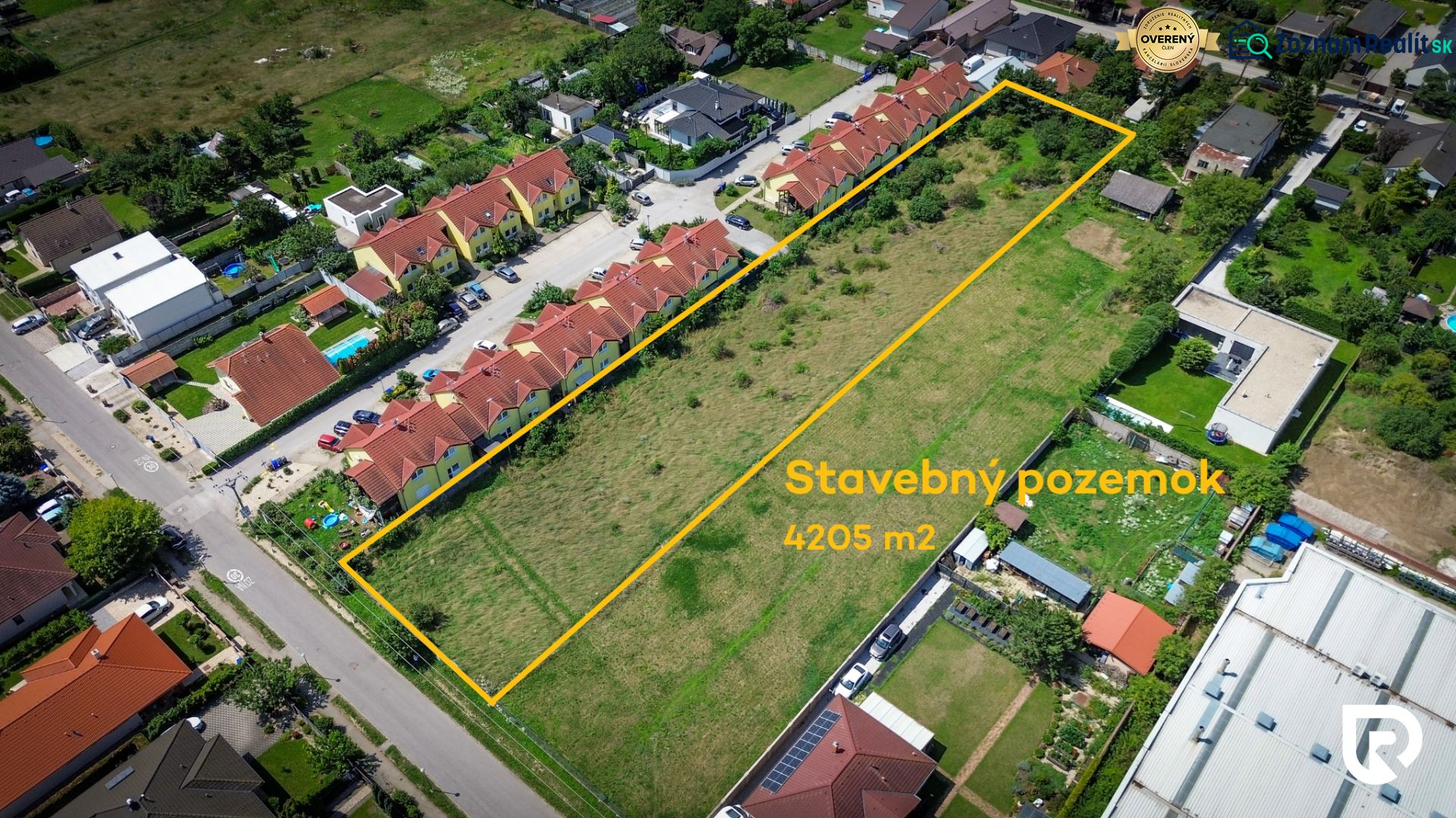 Stavebný pozemok pre developerov | 4205 m² | Miloslavov