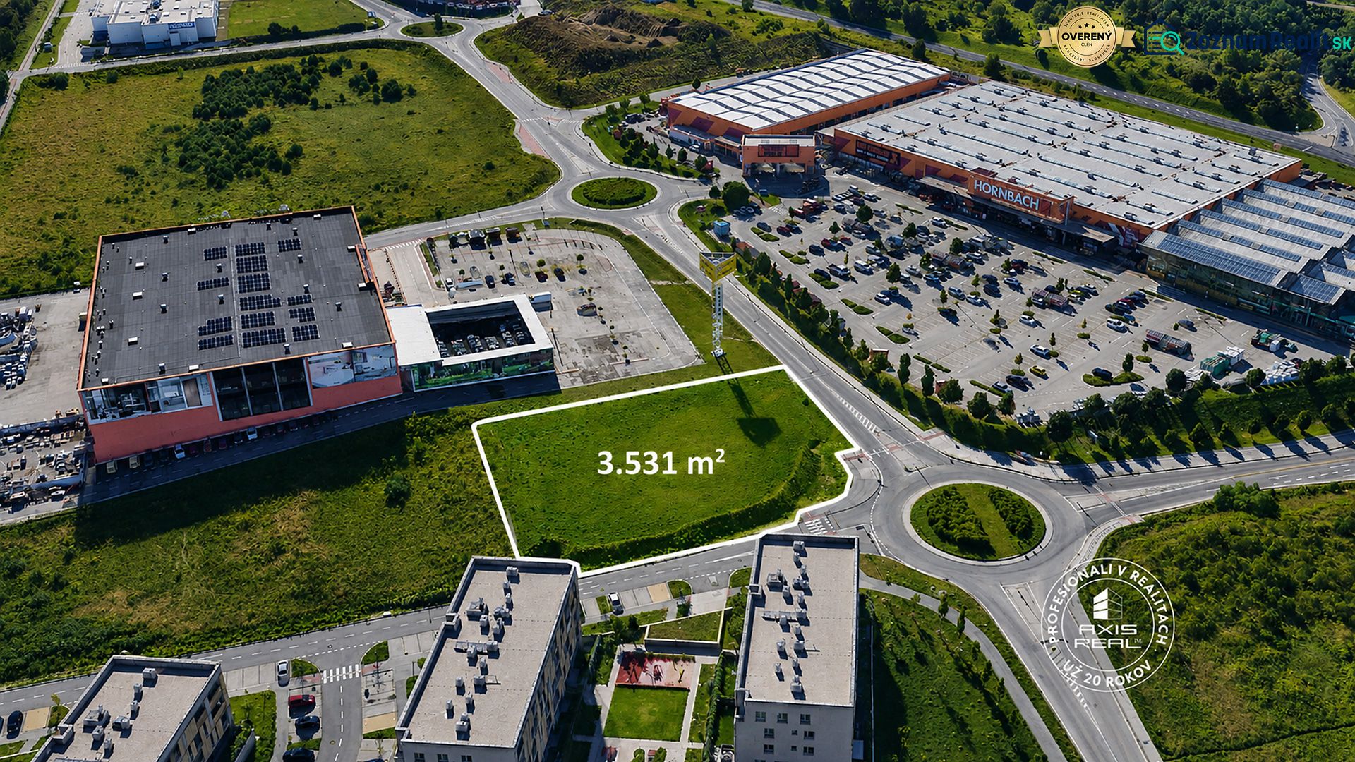 Stavebný pozemok 3.531 m2, BA IV DNV - BORY