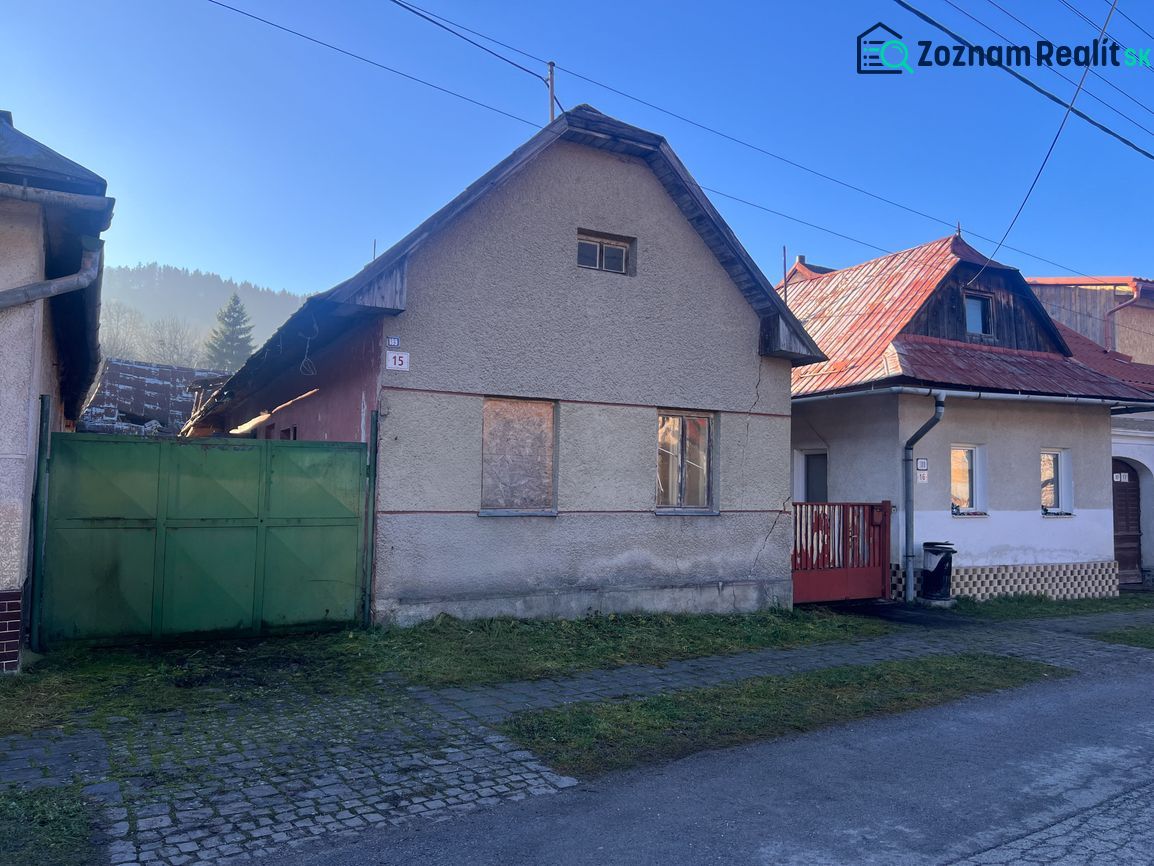 Na predaj rodinný dom - Ľubietová, Hrnčiarska ulica D600ZL - Rodinný dom na Hrnčiarskej ulici, Ľubietová, okres Banská Bystrica, Banskobystrický kraj.