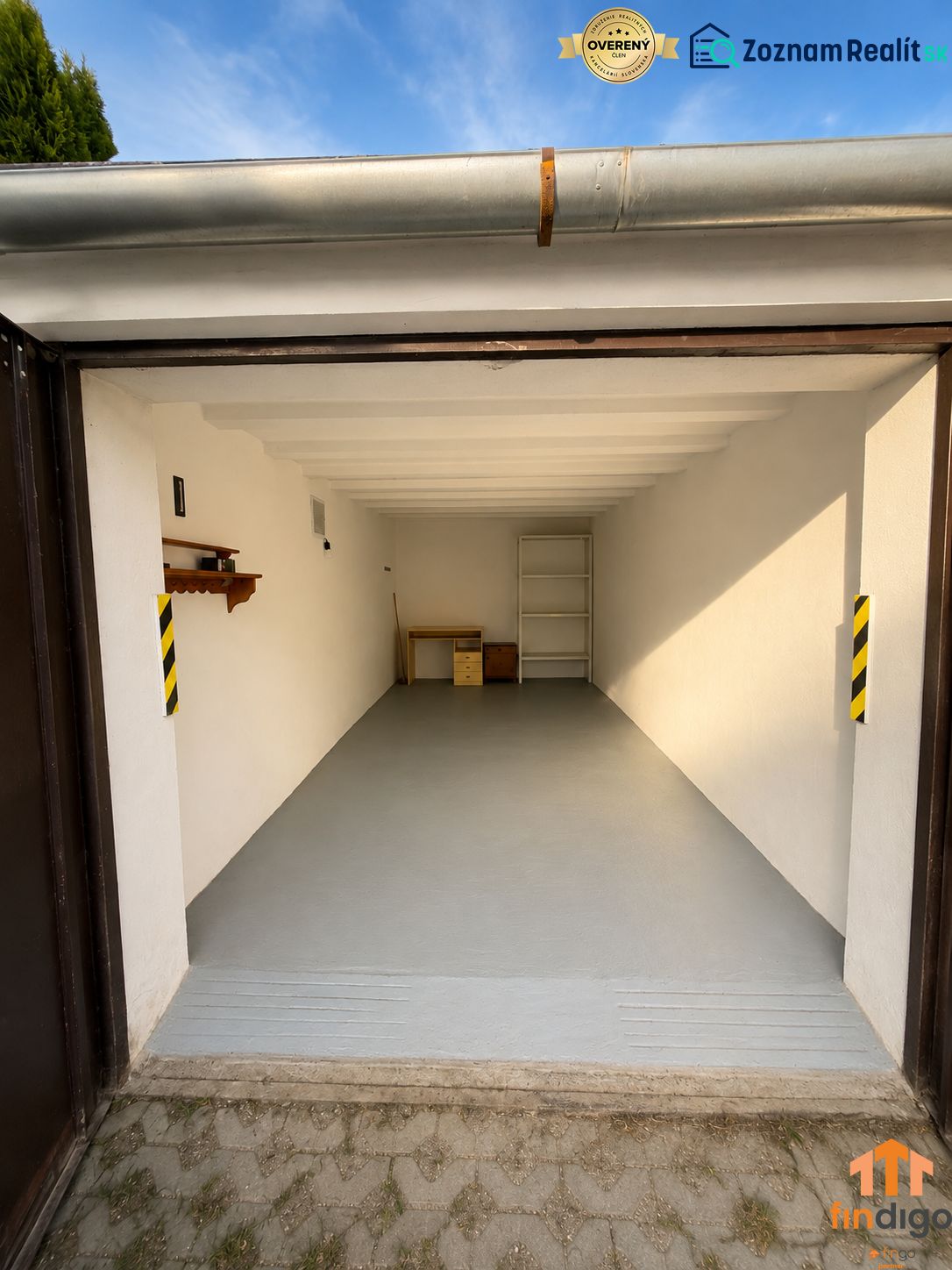 PRENÁJOM - Murovaná garáž 18 m² –  Nitra - Prázdne garáže na Schurmannovej ulici v Nitre s betónovou podlahou.