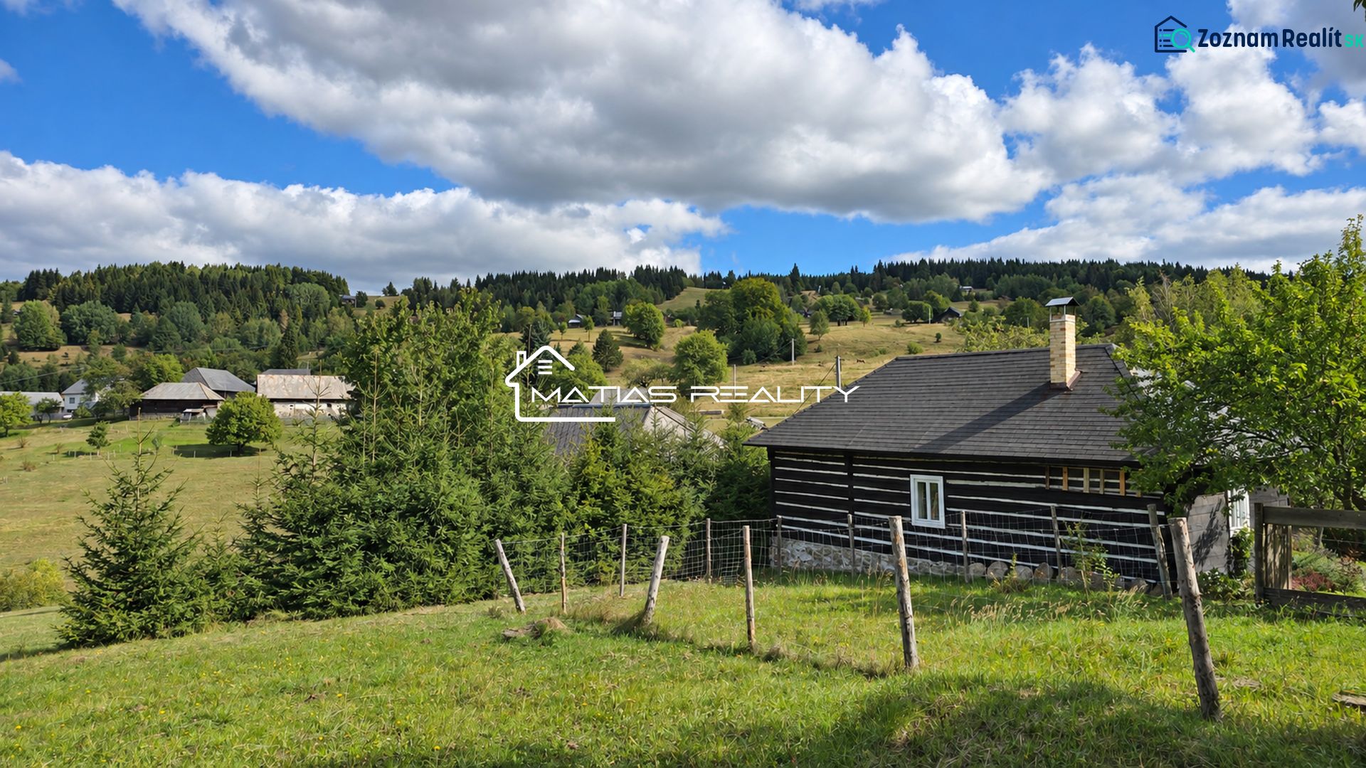 ZREKONŠTRUOVANÁ DREVENICA, BIELE VODY - HRIŇOVÁ