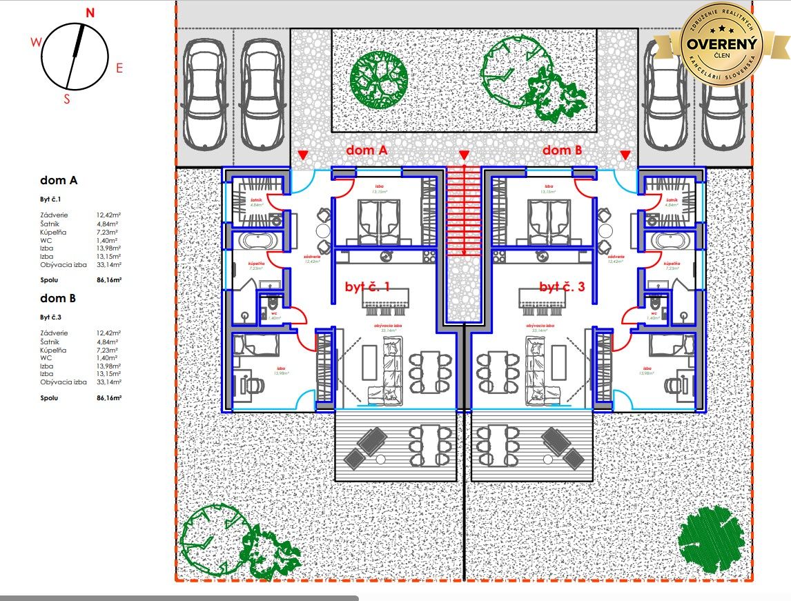 Len 4 byty v jedinečnom komornom modernom projekte Záhradná v DNV! – foto 2