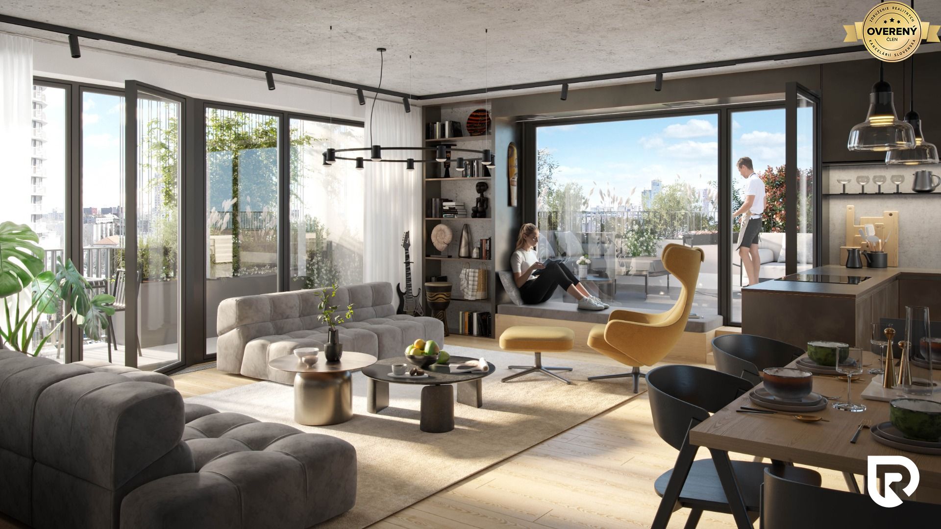 4 izbový penthouse 165m² | Greencorner | Bratislava-Nové mesto – foto 5