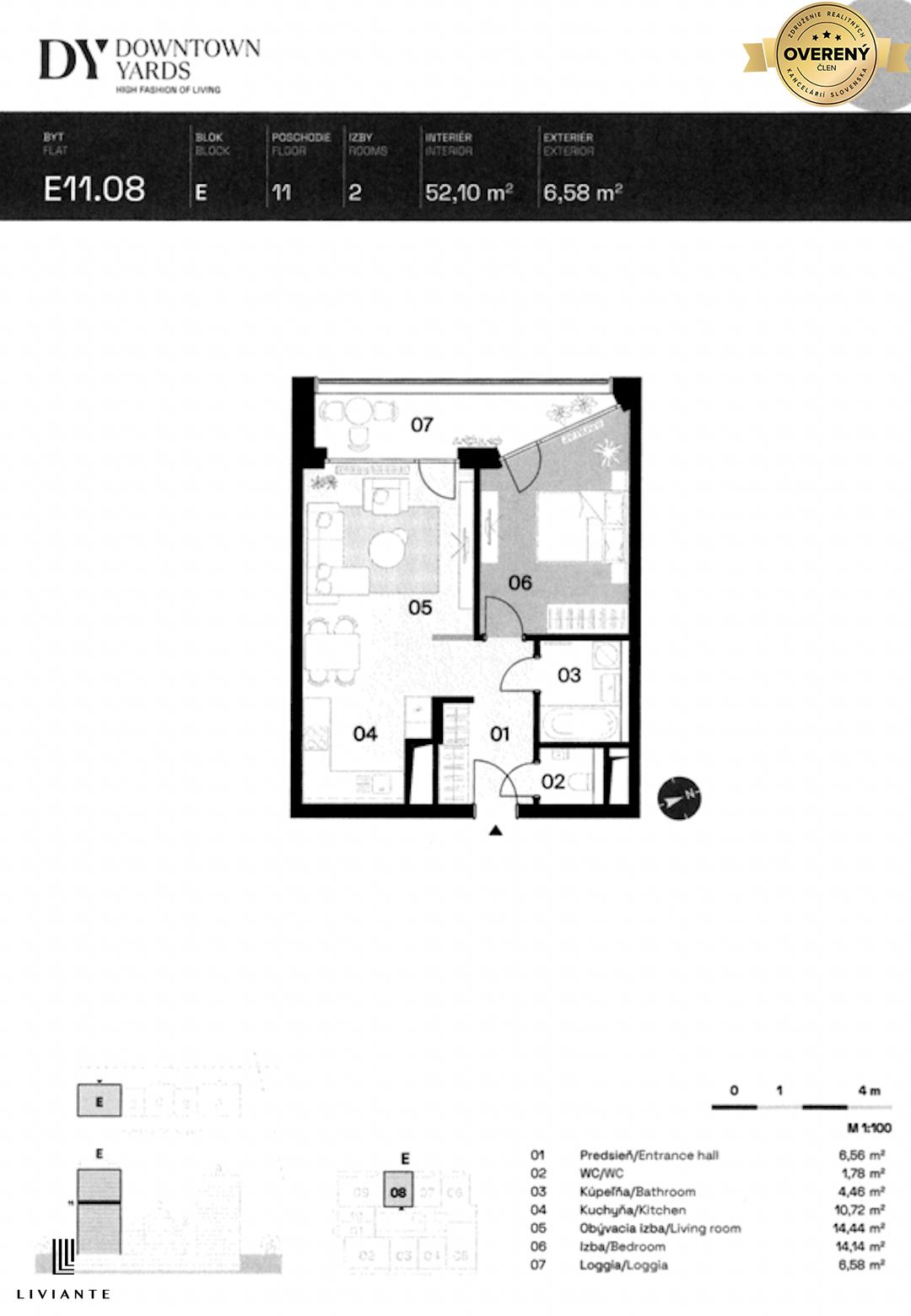 PREDAJ 2i bytu v luxusnom projekte Downtown Yards, BA II – foto 3
