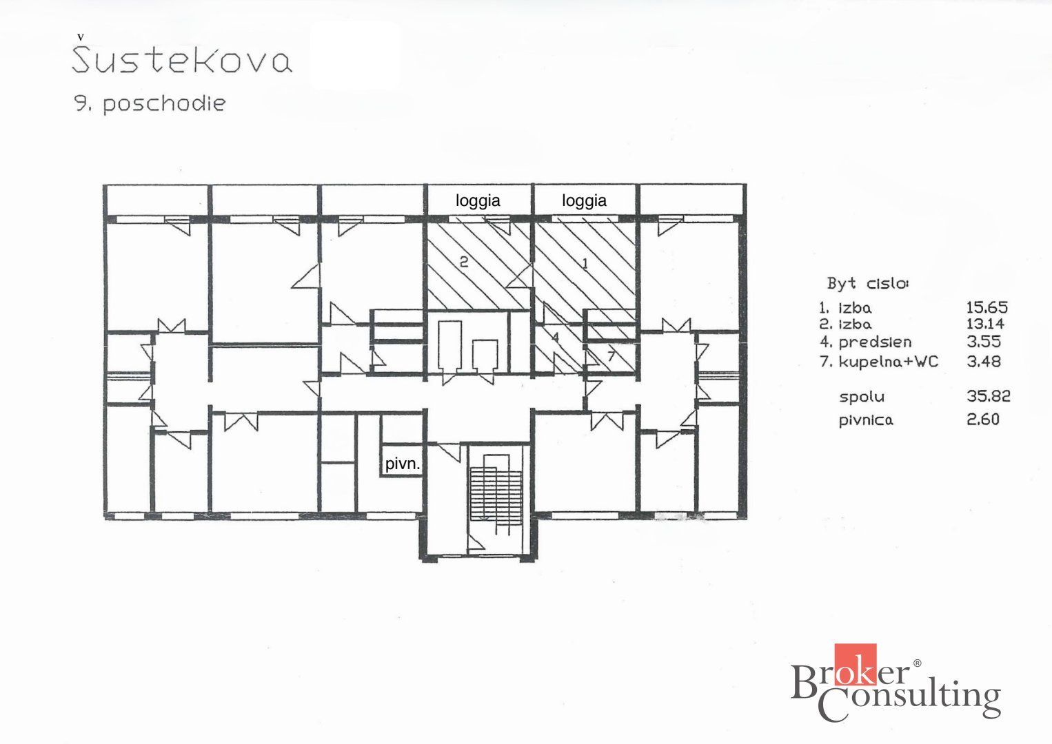 REZERVOVANÉ: Dvojgarsónka s dvomi loggiami – foto 2