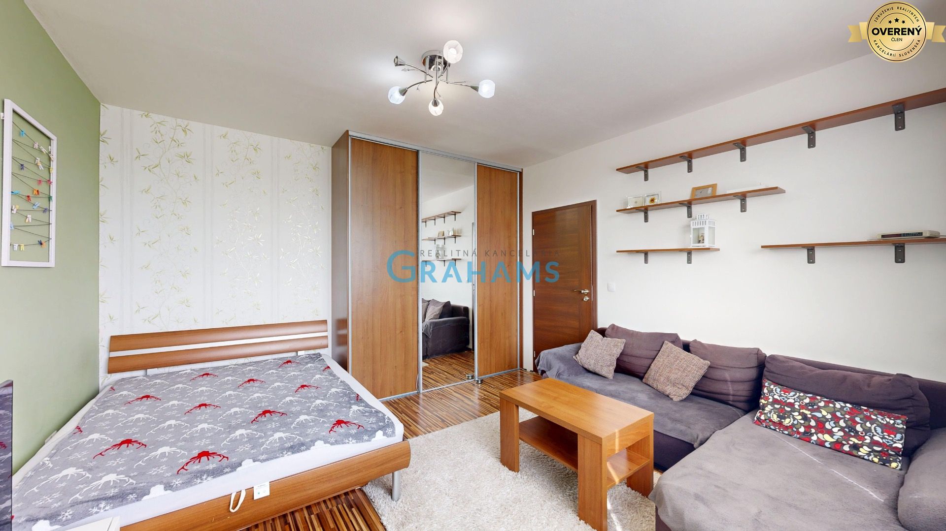 Svetlý 1‑izbový byt, zariadený, pekný vyhľad – Znievska ulica – foto 2
