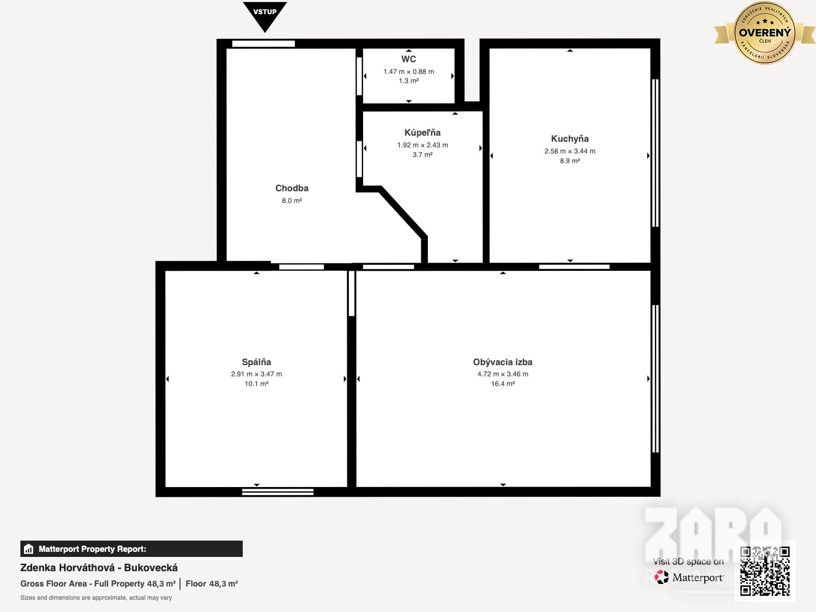 BUKOVECKÁ: 2 izbový byt ul., 50 m2 kompletná rekonštrukcia – foto 8