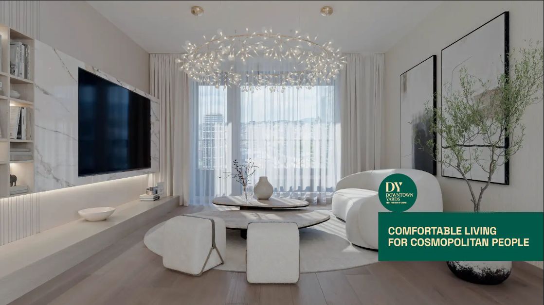 Vo výstavbe – V projekte Downtown Yards 2 izbový byt s garáž. státím – foto 6
