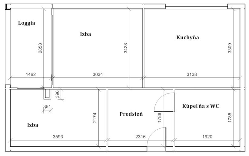Predaj - 2 izbový byt na ulici Bajkalská v Bratislave – foto 6
