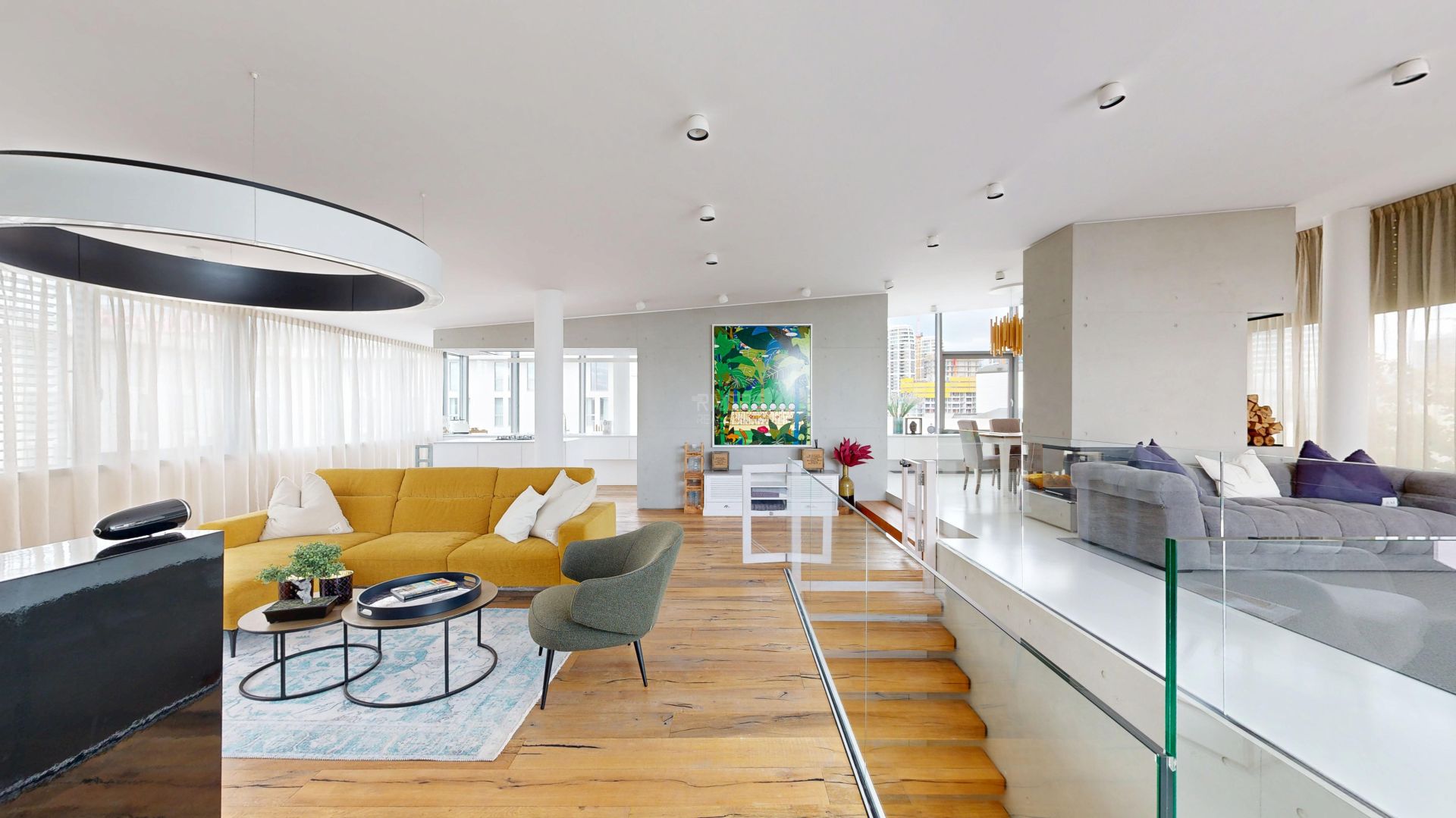 PENTHOUSE v Eurovei s terasou, zeleňou a výhľadom na Dunaj – foto 2