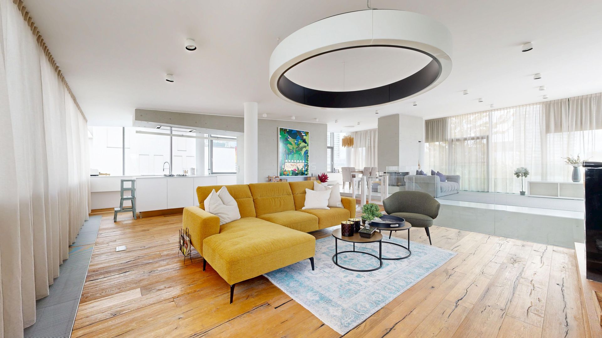 PENTHOUSE v Eurovei s terasou, zeleňou a výhľadom na Dunaj – foto 6