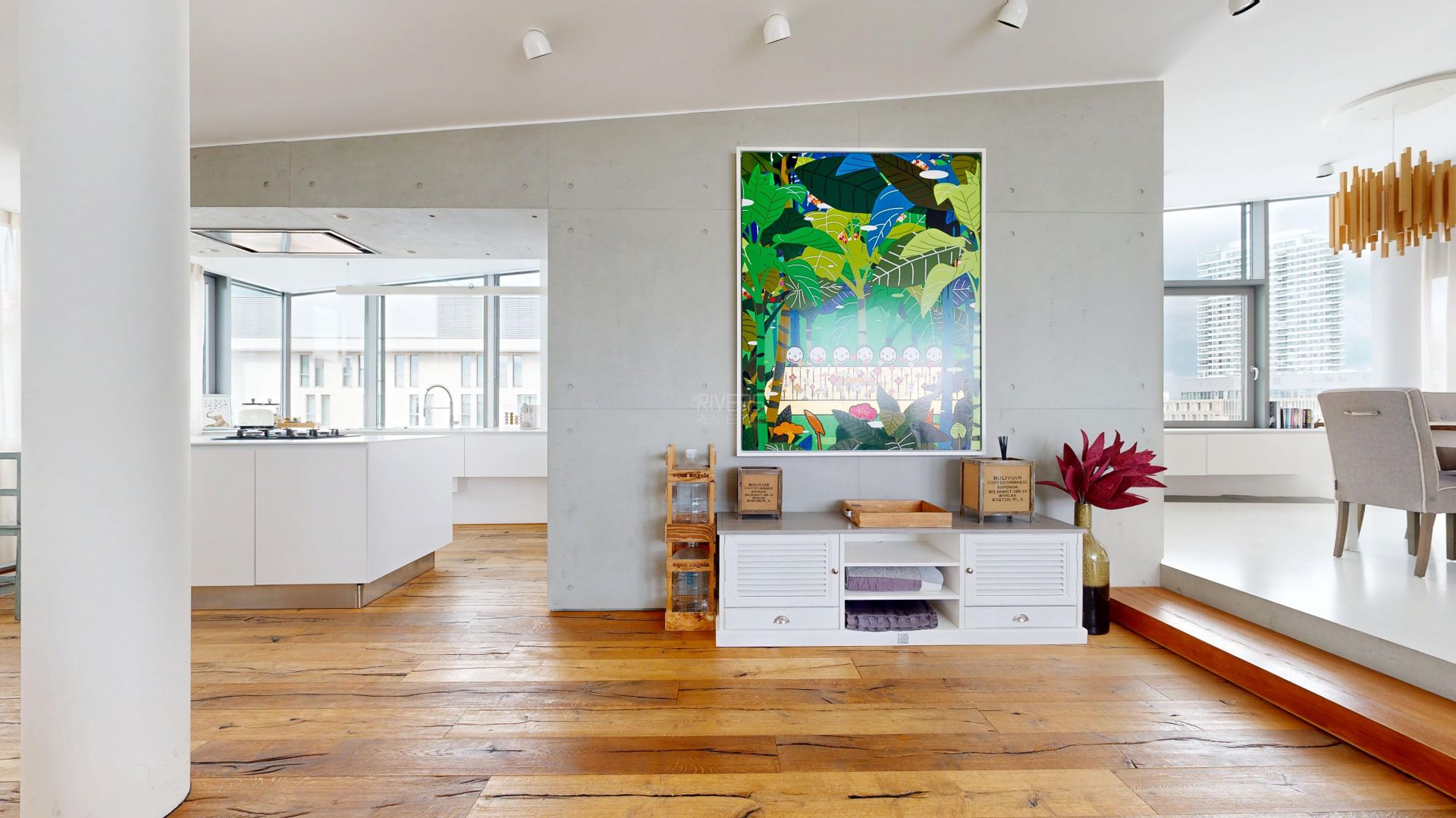 PENTHOUSE v Eurovei s terasou, zeleňou a výhľadom na Dunaj – foto 8