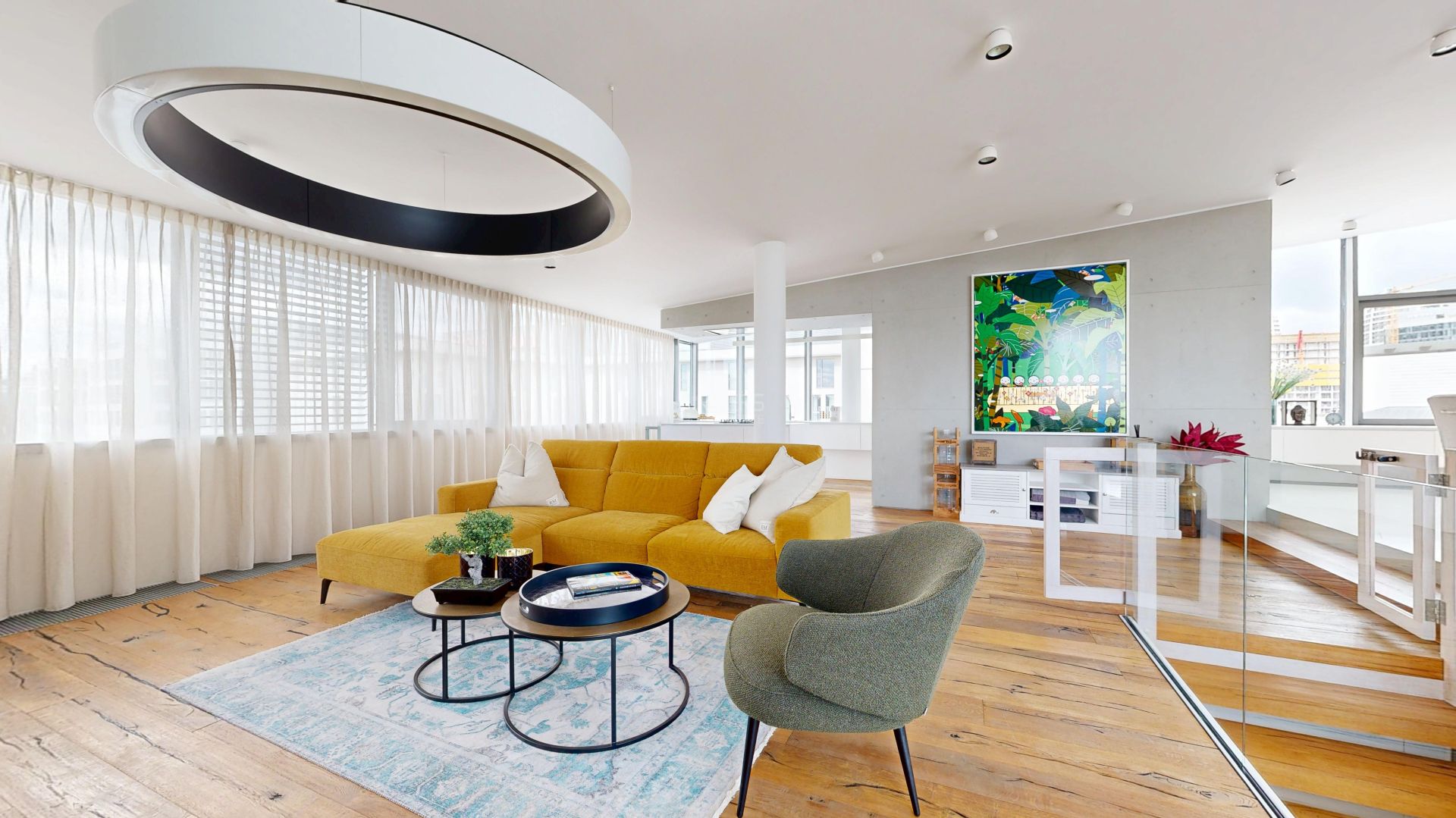 PENTHOUSE v Eurovei s terasou, zeleňou a výhľadom na Dunaj – foto 5