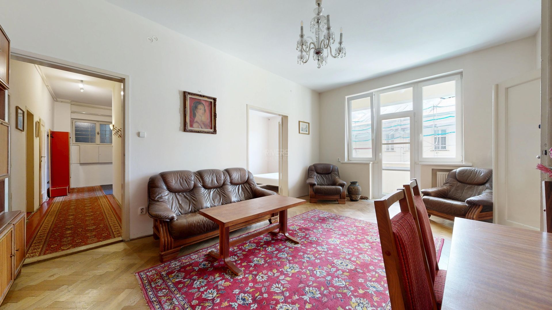 Centrum mesta_3,5‑izbový byt_pôvodný stav_loggia aj výťah – foto 3