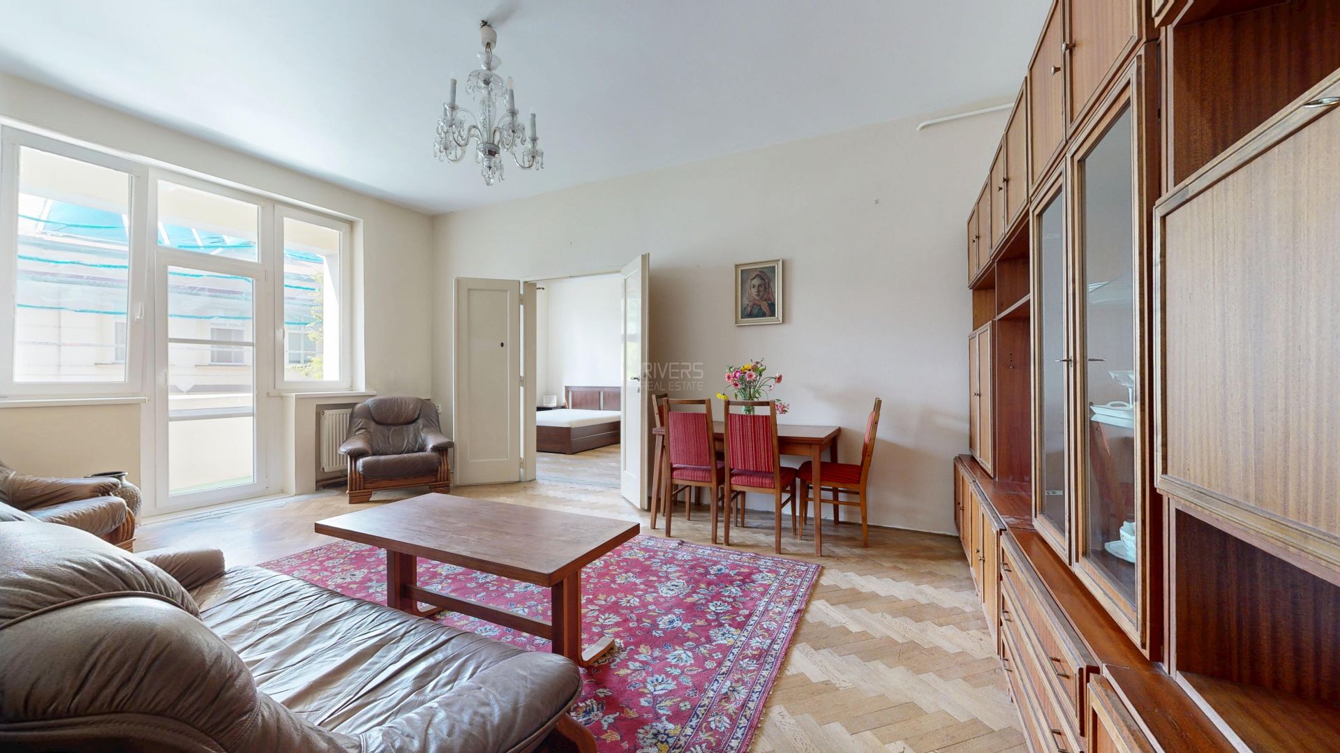 Centrum mesta_3,5‑izbový byt_pôvodný stav_loggia aj výťah – foto 6