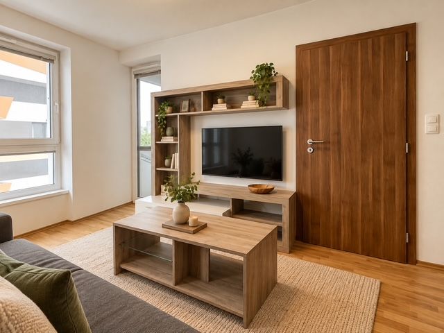 Kvalitne zariadený 2‑izbový byt s loggiou, pivnič. kobkou, parkovaním – foto 2