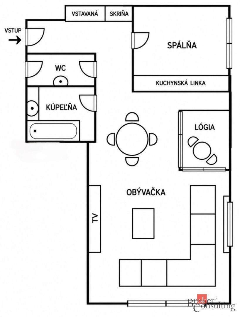 2‑izbový byt so zariadením a dvomi parkovacími miestami v ce – foto 8