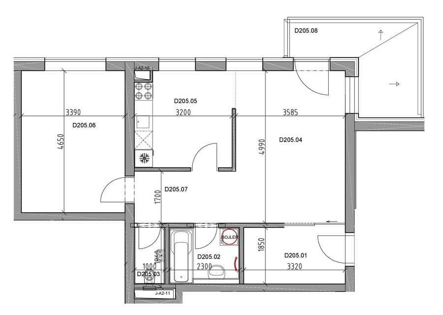 Exkluzívny 2‑izbový byt 70,91 m² s balkónom, GalvaniHOME – foto 5
