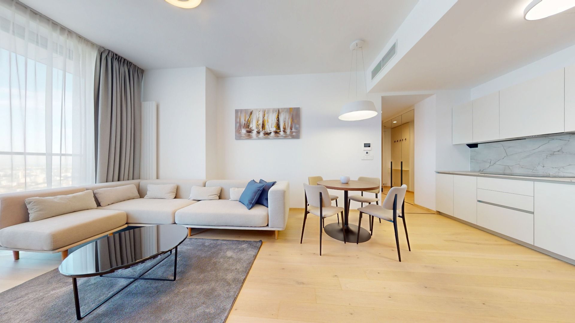 Prenájom | E2TOWER | Vysoko nad mestom, 2i luxusný byt, 36p – foto 2