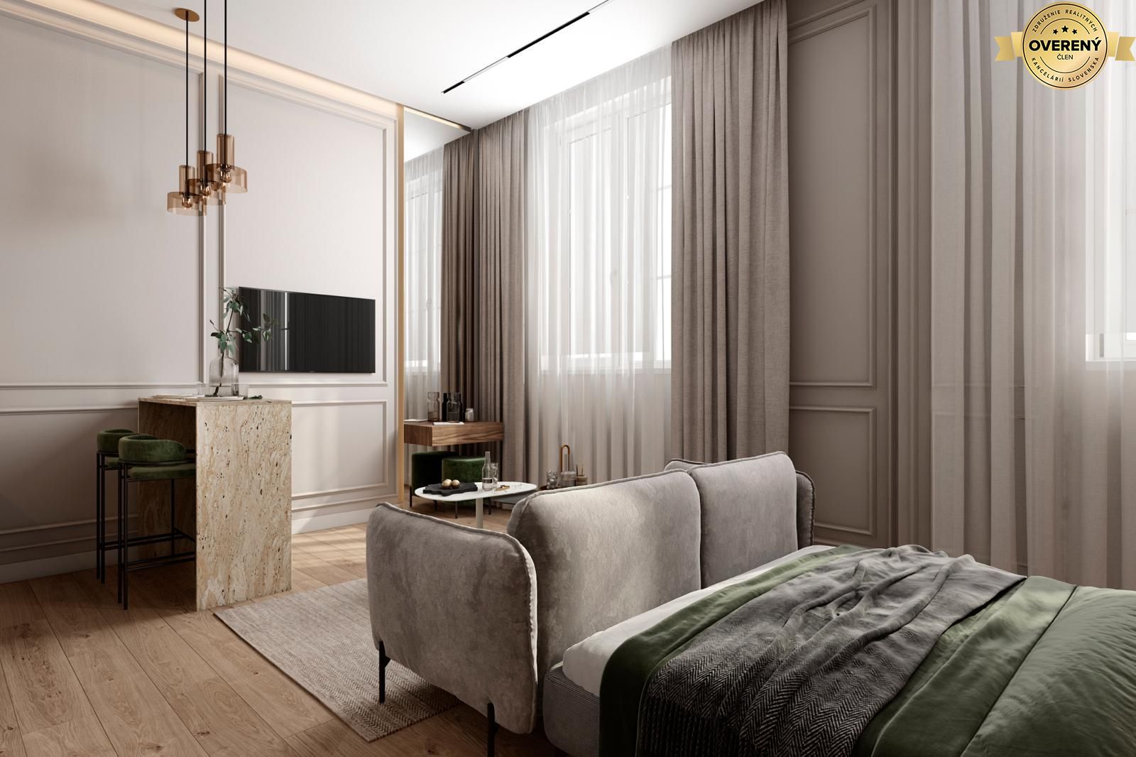 1‑izbový apartmán so zariadením na v projekte ELITresidence, Košice – foto 4