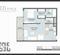 Royal Park Abu Dhabi - 2izbový byt (Type B) - 1B type B.png