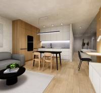 1 izbový byt 37,87 m2 na predaj novostavba vo výstavbe Martin Tomčany  - vizualizácia