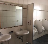 Predaj gastro priestoru, Hornerstraße, Hornerstraße, Hollabrunn - Vlastnosti gastro priestorov v zariadenom verejnom WC na ulici Hornerstraße s umývadlami.