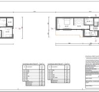 Stavebné pozemky s projektom 2 samostatných RD v obci Baška-časť Maša - Pôdorys poschodia rekreačného domu v Baške pre Pozemky - bývanie.