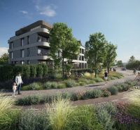 Rezidencia Karpatská (C.3E), 2i byt 60 m2 s loggiou 6 m2, TN - Budova obklopená zeleňou na Karpatskej ulici v Trenčíne, vhodná na 3-izbový byt.