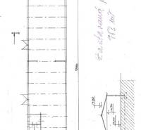 Skladová hala, Žilina - Bánová - Pôdorys skladu s rozmermi a popisom zastavanej plochy 933 m².