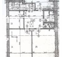 Administratívne a prevádzkové priestory Žilina - Architektonický pôdorys kancelárií zobrazujúci rozloženie miestností a rozvody na Klemensovej ulici v Žiline.