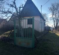 PREDAJ, PODLUŽANY - VINIČNÝ DOMČEK S VINOHRADOM - Malá chata obklopená stromami, oplocená záhrada, ideálne pre rekreačné pozemky.