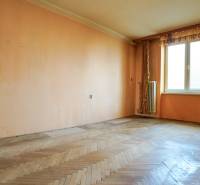 NOVINKA - 2 izbový tehlový byt - Nová Dubnica - 60m²  - Priestranná izba s parketami a oknom v 2-izbovom byte.