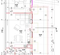 Moderný 2-izbový byt s terasou a parkovaním v Piešťanoch - Pôdorys 2-izbového bytu s vyznačenými miestnosťami a rozmermi.