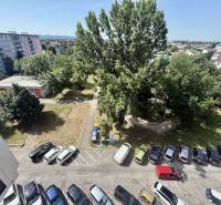 Útulná garsónka v centre Piešťan na prenájom - Parkovisko medzi bytovkami a zeleň na Teplickej ulici v Piešťanoch.