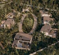 TROJIZBOVÁ VILA V LUXUSNOM HOTELOVOM REZORTE NA ZANZIBARE  - Luxusné rodinné domy uprostred zelene a paliem v Zanzibar North.