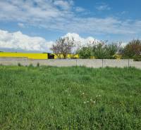 PREDAJ - Krásny rovinatý pozemok 1090 m2 - Cabaj-Čápor - Zelený pozemok obklopený múrom s výhľadom na žlté pole v Cabaj-Čápore. Pozemky - bývanie.