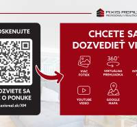 4-izbový rodinný dom s garážou, Stupava - Borovicová ulica - Reklama s QR kódom a ponukou realitných služieb v rodinnom dome.