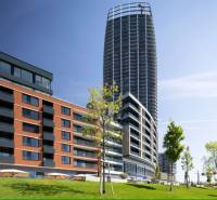 Luxusný 3 izbový byt,155 m2,EUROVEA TOWER,výhľad, 2x parkovanie - Budova s moderným dizajnom na ulici Pribinova ponúka 3-izbový byt.