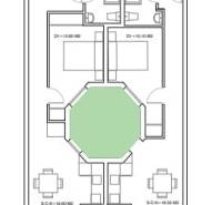 TORREVIEJA - UVÁDZACIE CENY ZA NOVOSTAVBU len 300 metrov od mora - Pôdorys 3-izbového bytu v podkroví s dvoma kúpeľňami a terasami.